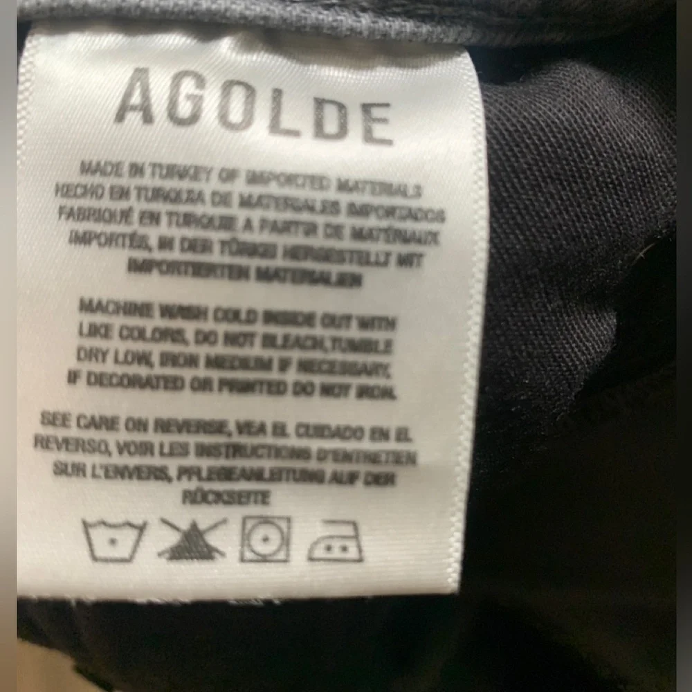 Agolde Feel Good Skinny Leg Jeans in Graystone Size 26-0036
